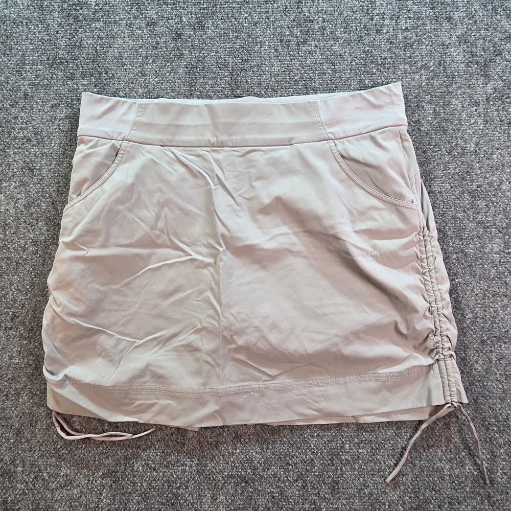 Columbia Skort Womens L Gray Omni-Shield‎ Cinch Side Hiking Active Athletic